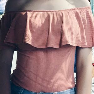 Off the shoulder shirt